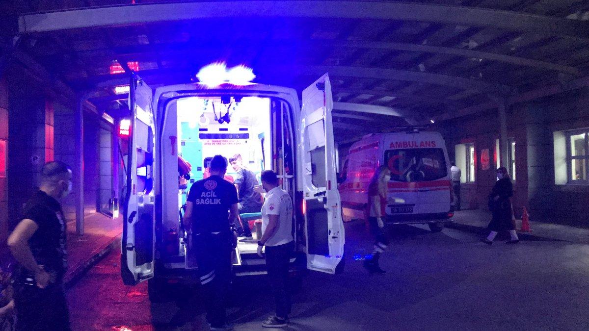 Bursa'da Kıskançlık krizine giren kişi eşini bıçakladı