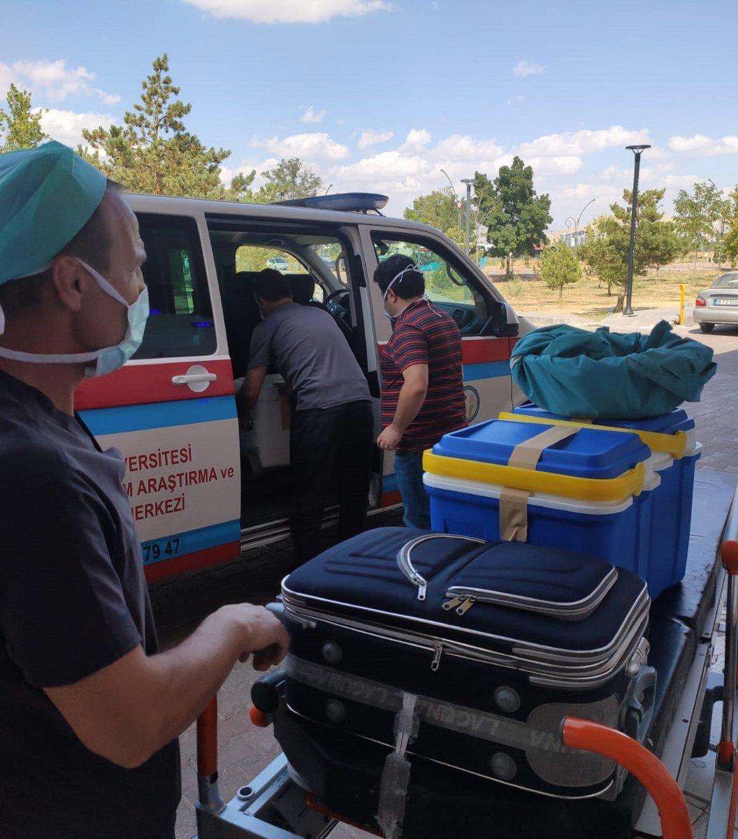 Sivas'ta 70 yaşındaki kadının organları üç hastaya umut oldu