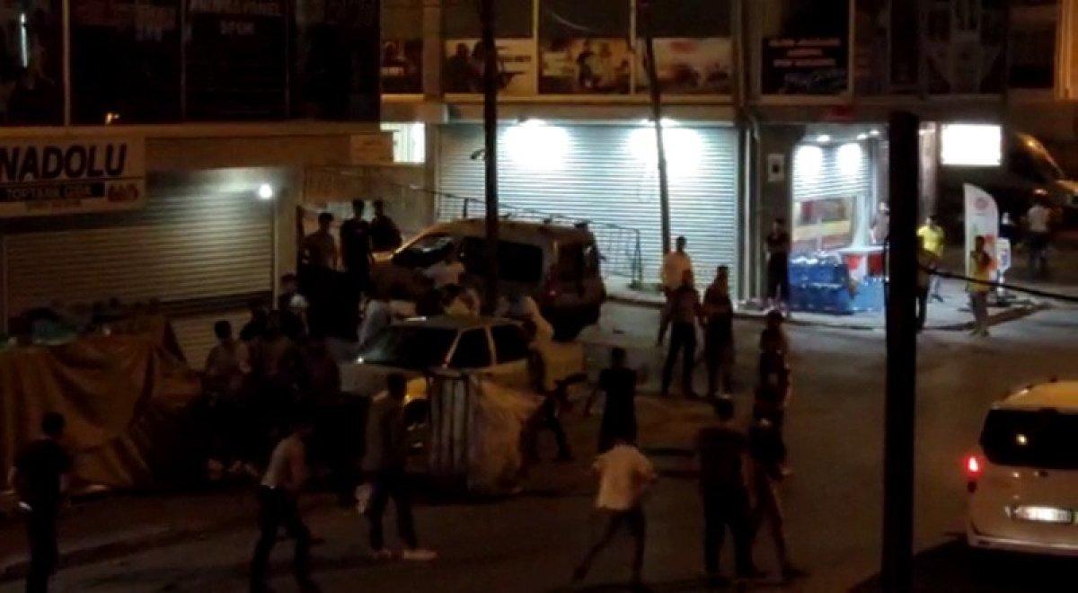 Arnavutköy'de düğünde çıkan kavga sokakta devam etti