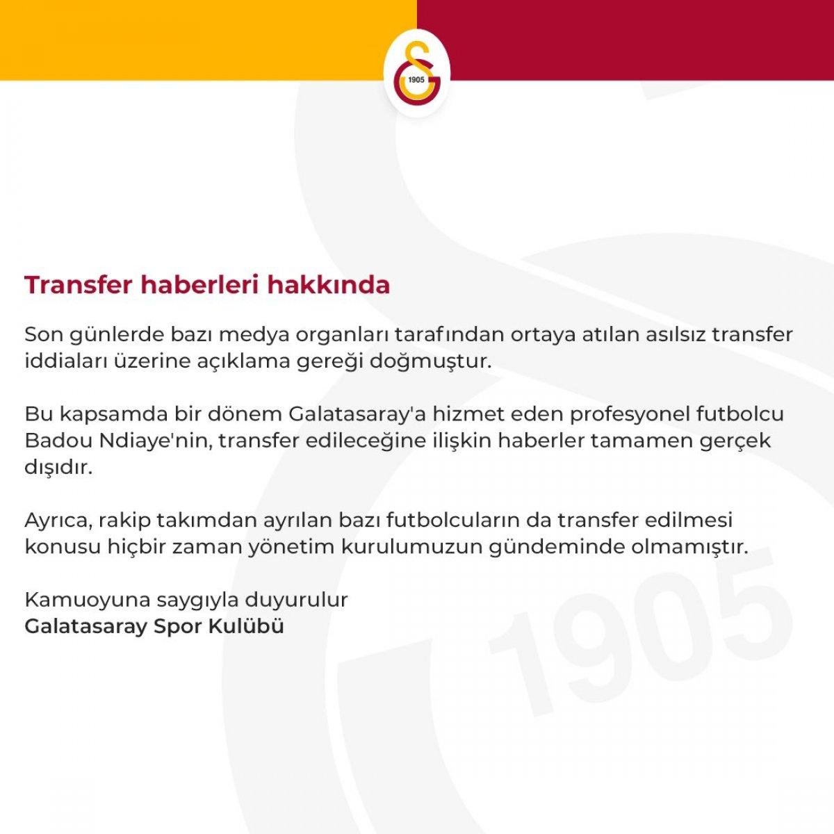 Galatasaray, Ndiaye ile anlaştı iddiası