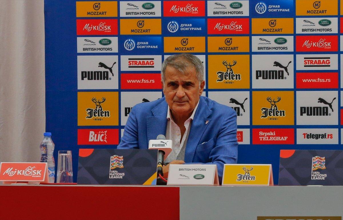 Şenol Güneş: Gol bulamamak dışında olumluyduk