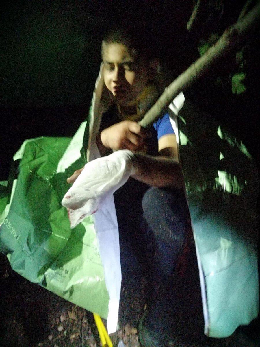 Bolu'da ölen babasının yanında saatlerce kurtarılmayı bekledi