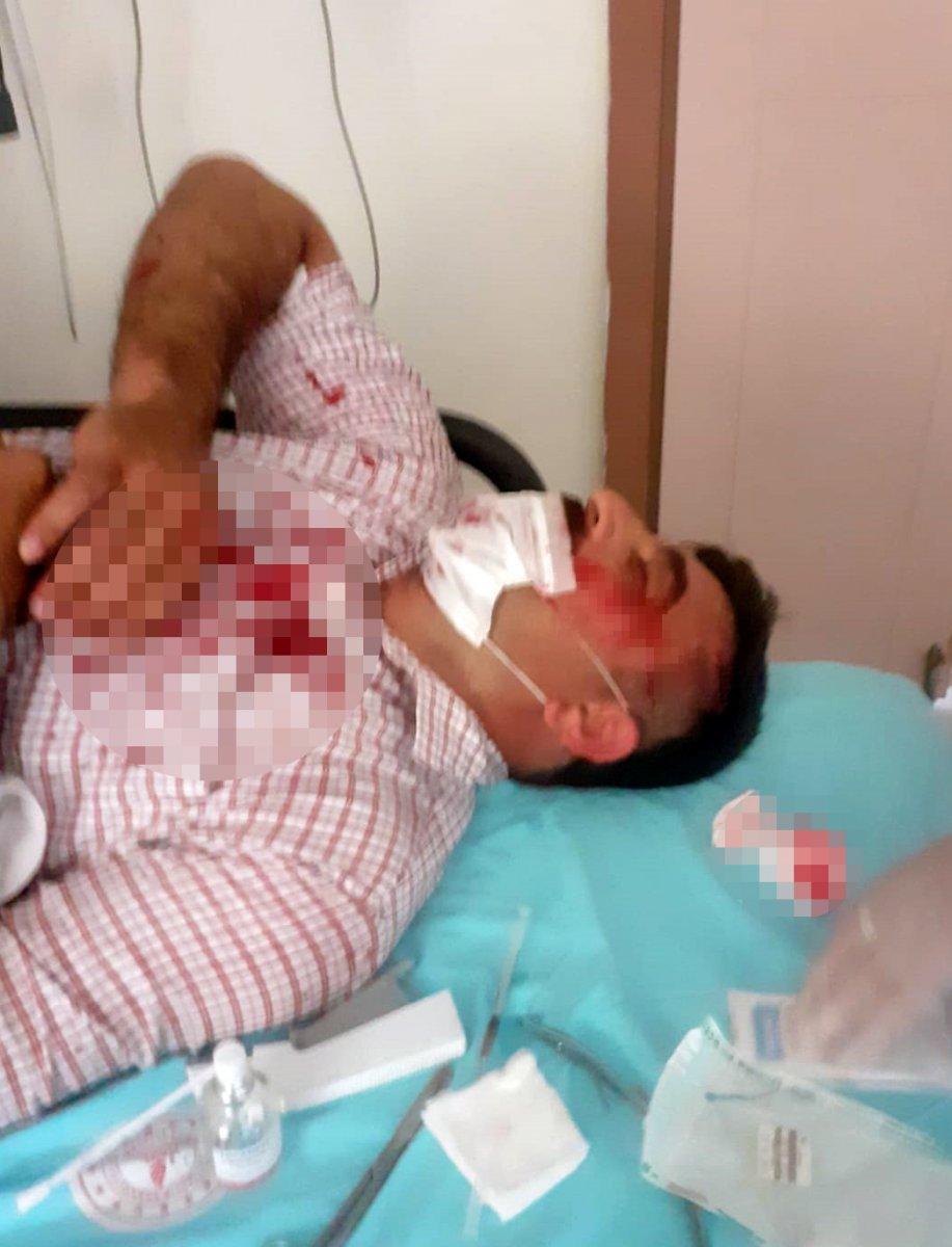 Afyonkarahisar'da annesini ziyarete gitti, akrabaları darbetti