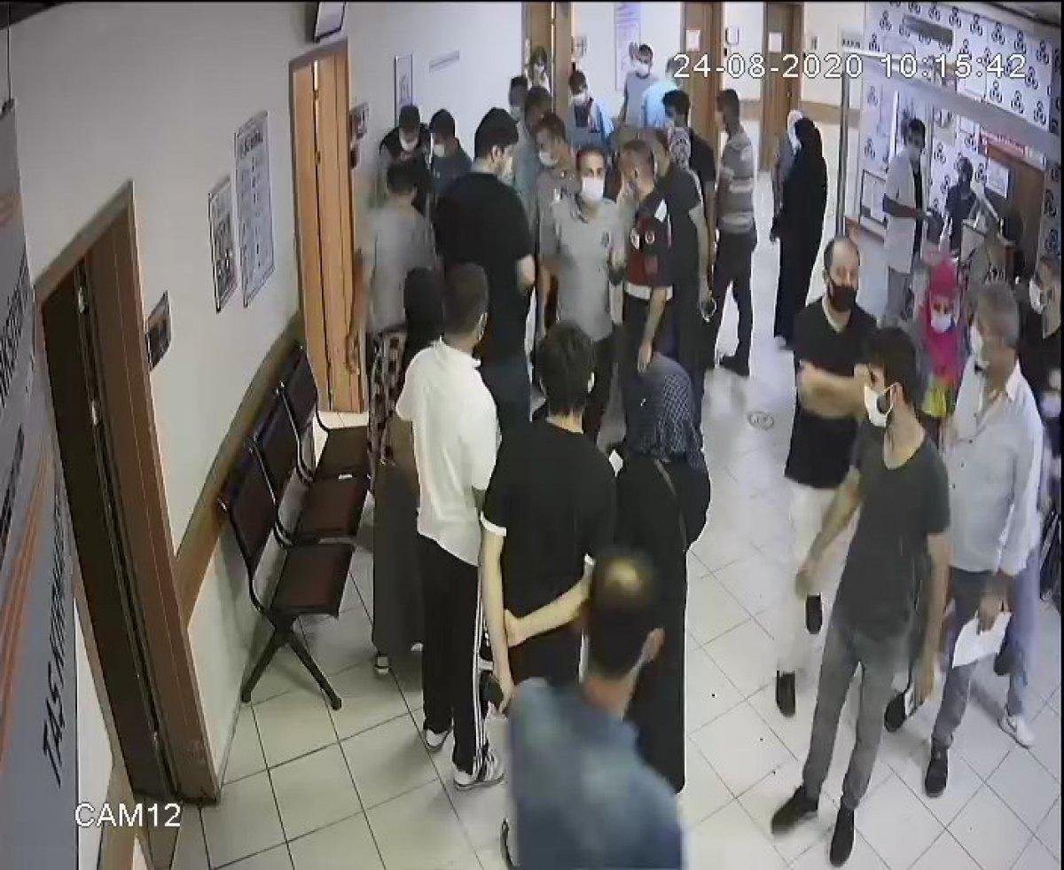 Esenyurt'ta parmağı kopan hastanın görüntüsü