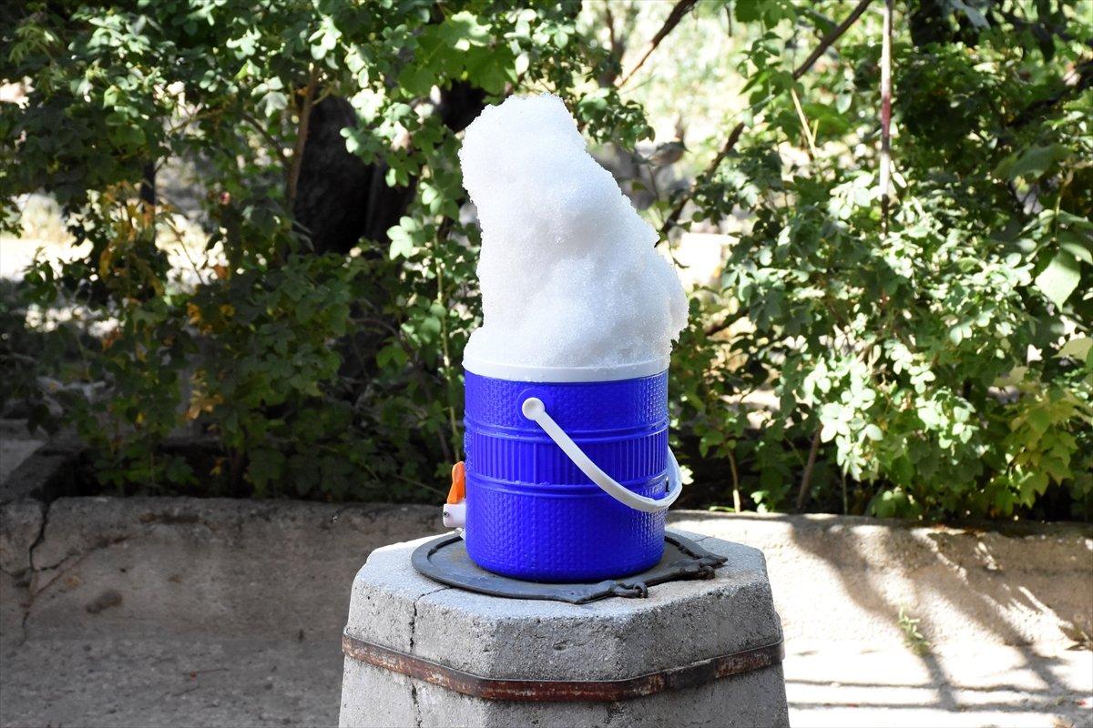 Kayseri'de 'kar kuyusu' geleneği asırlardır yaşatılıyor