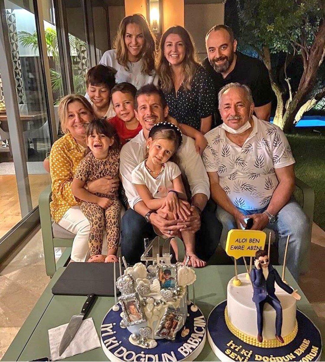 Emre Belözoğlu'na ilginç doğum günü pastası