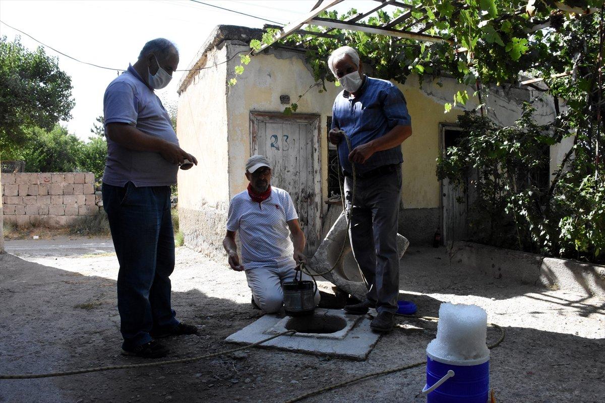 Kayseri'de 'kar kuyusu' geleneği asırlardır yaşatılıyor