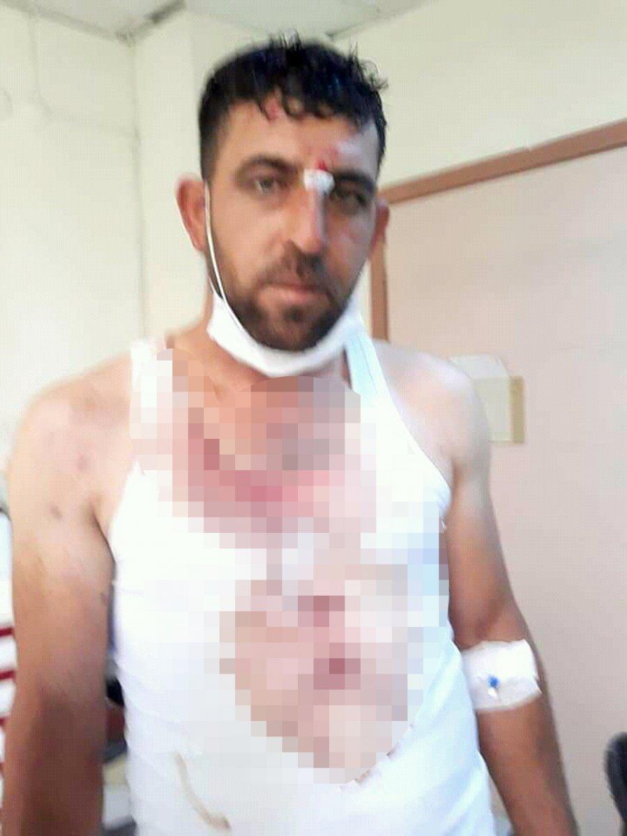 Afyonkarahisar'da annesini ziyarete gitti, akrabaları darbetti