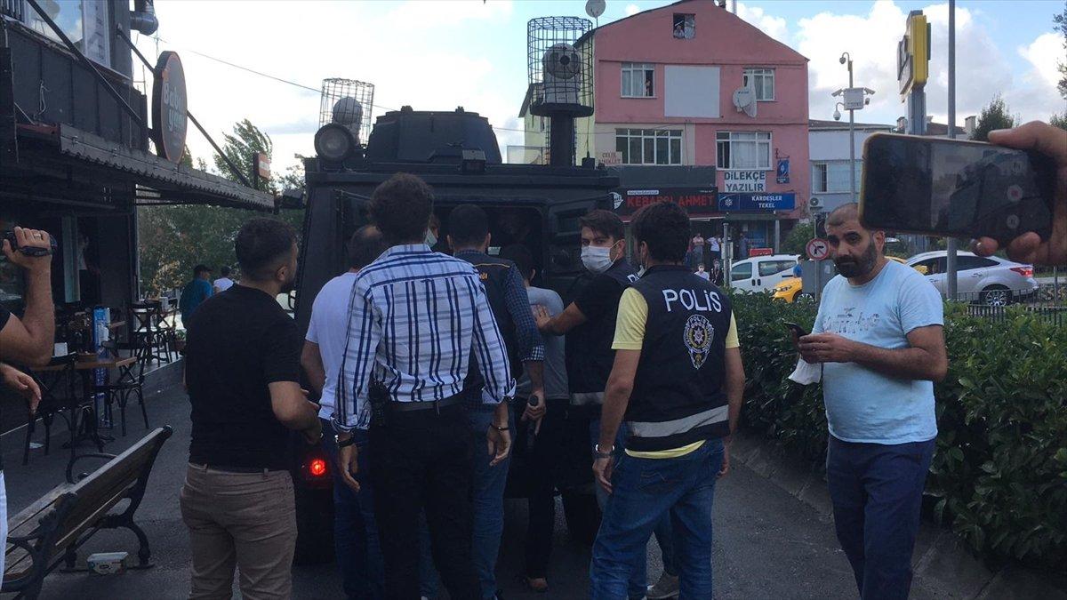 Çağlayan Adliyesi önünde iki grup arasında silahlı çatışma