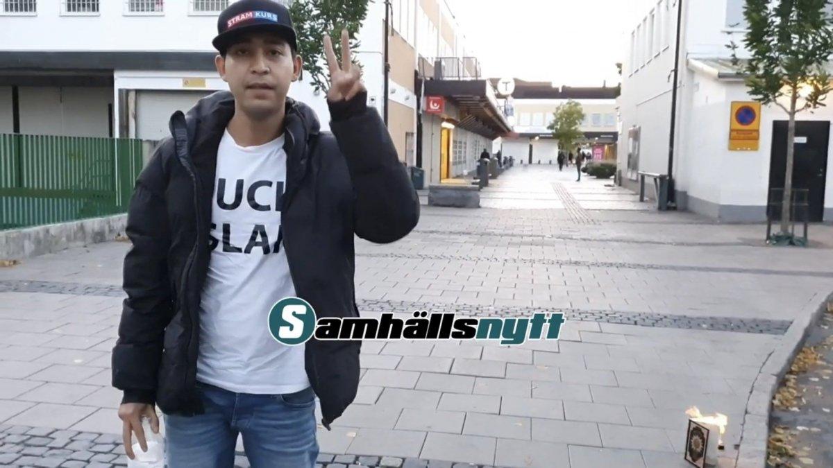 Danimarkalı ırkçı parti üyelerinden Stockholm'de Kur'an yakma provokasyonu