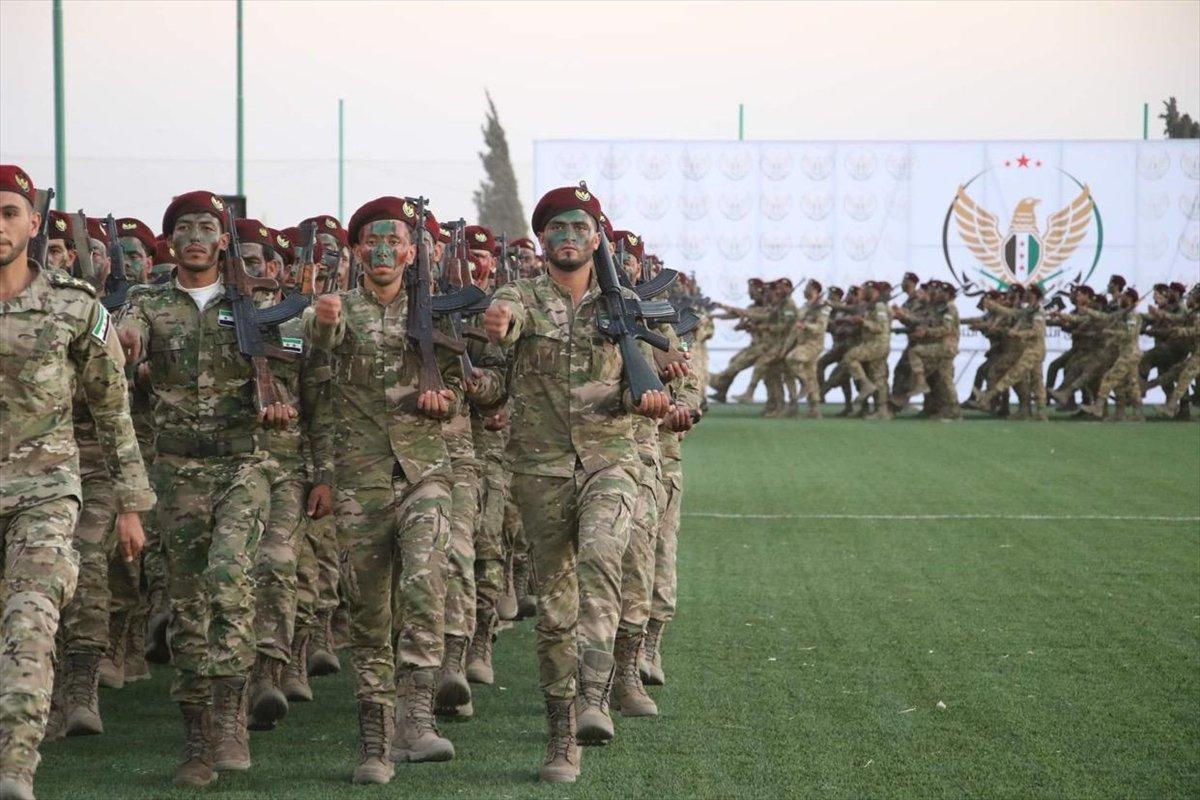 Suriye Milli Ordusu saflarını 1000 yeni askerle güçlendirdi