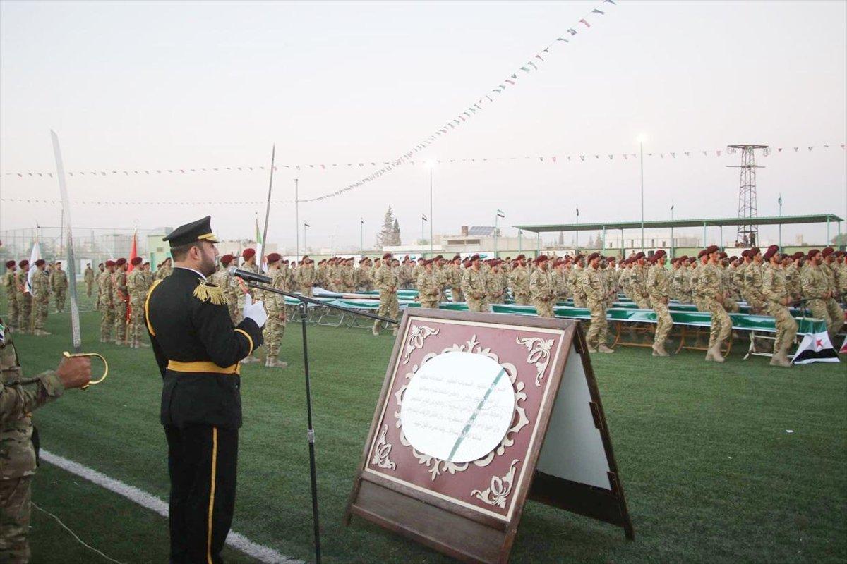 Suriye Milli Ordusu saflarını 1000 yeni askerle güçlendirdi