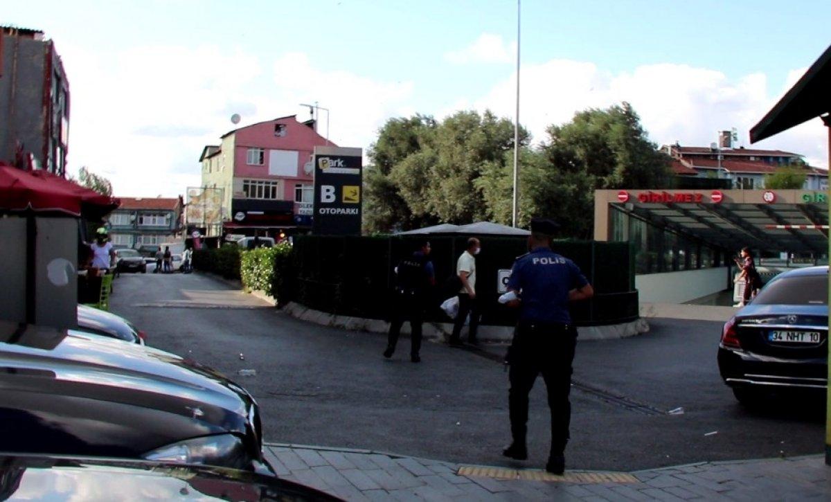 Çağlayan Adliyesi önündeki çatışma anları kamerada