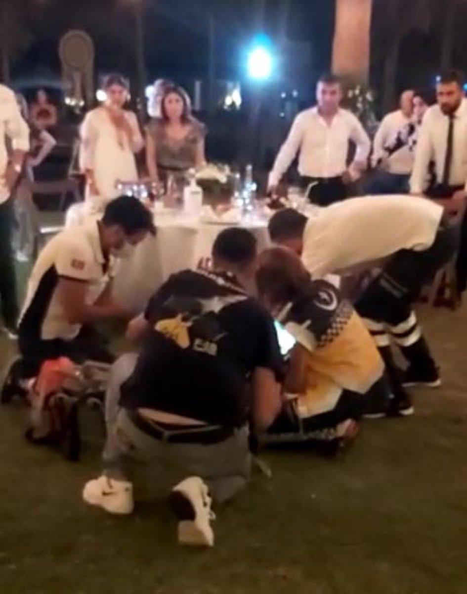 Bodrum'da oğlunun düğününde kalp krizi geçiren adam hayatını kaybetti