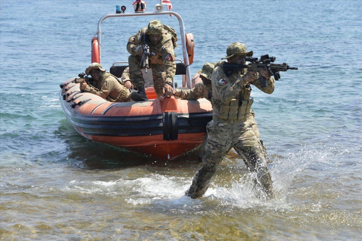 KKTC'de SAT ve SAS timleri tatbikat yaptı