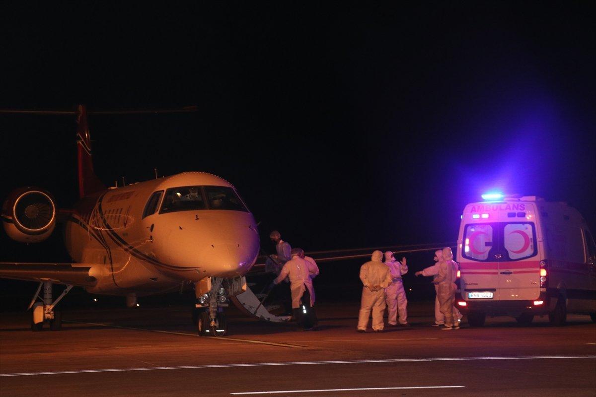 KKTC'deki koronavirüs hastaları tedavi için Türkiye'de