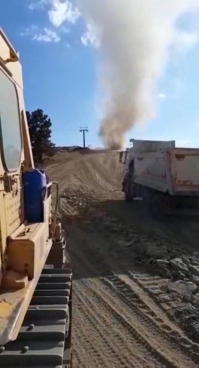 Kastamonu'da kum üzerinde hortum çıktı