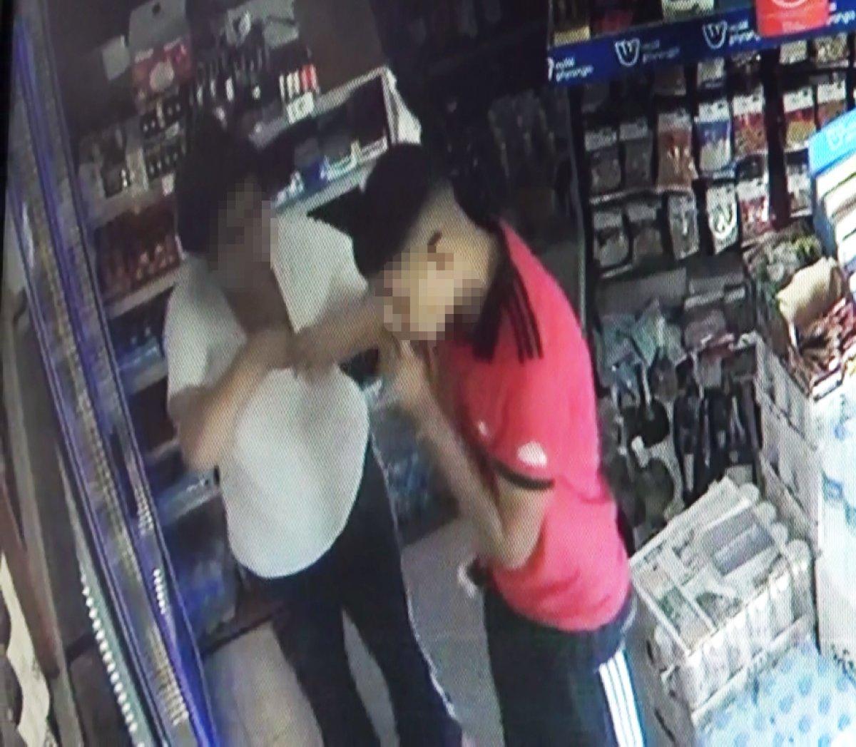 Keşan'da büfeye giren hırsız çaldığı parayı sütyenine sakladı