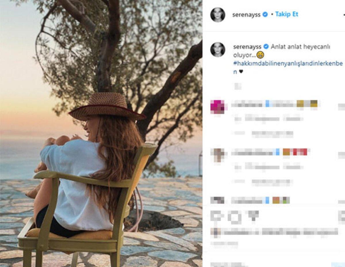 Serenay Sarıkaya: Espri yaptım