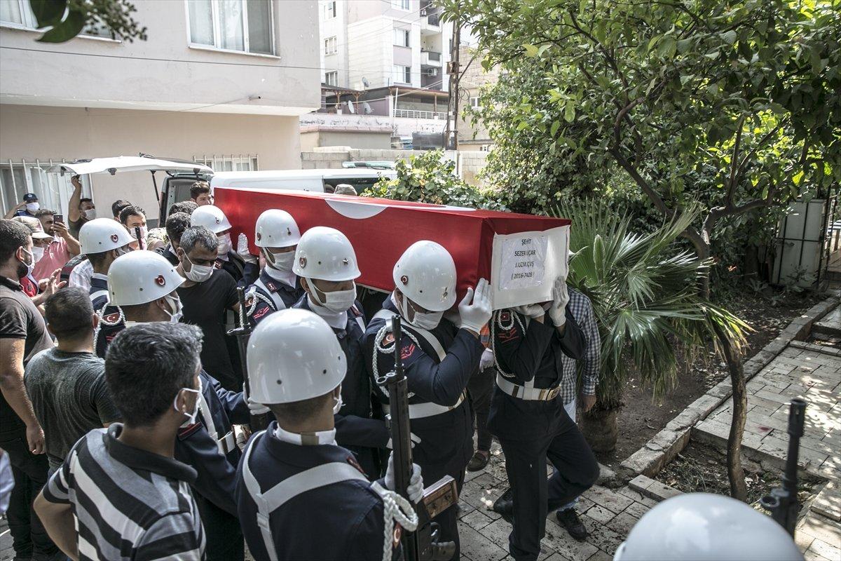 Van şehidi Sezer Uçar'a veda