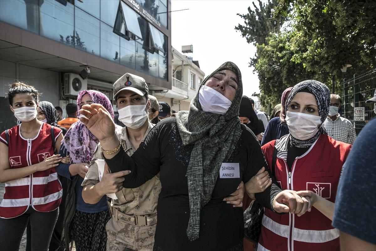 Van şehidi Sezer Uçar'a veda