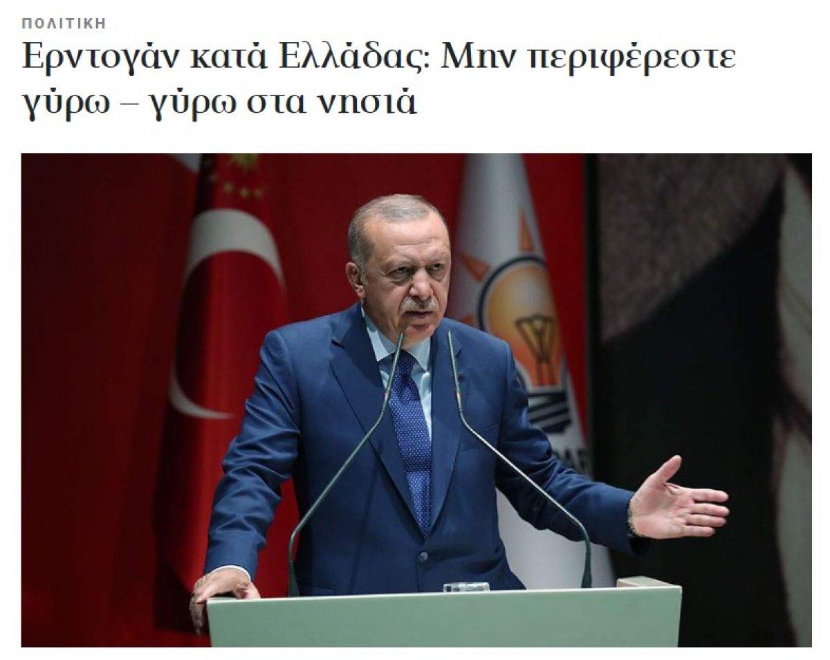 Erdoğan’ın sözleri Fransız ve Yunan medyasında yankı uyandırdı