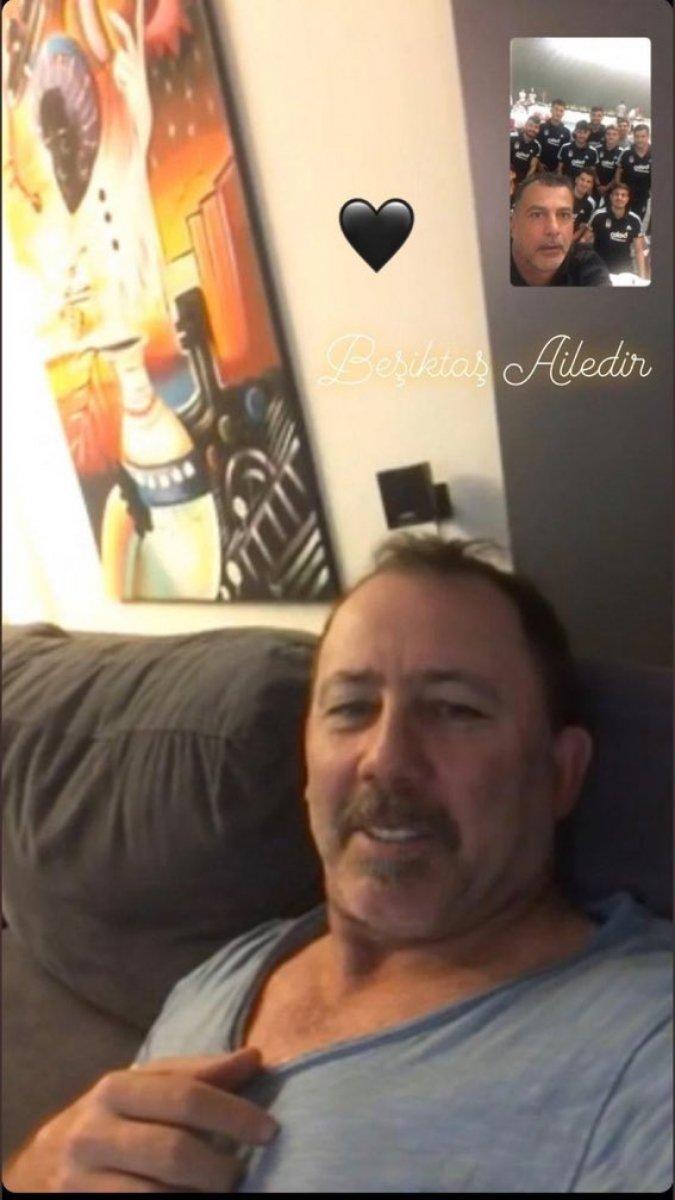 Sergen Yalçın takımla görüntülü konuştu