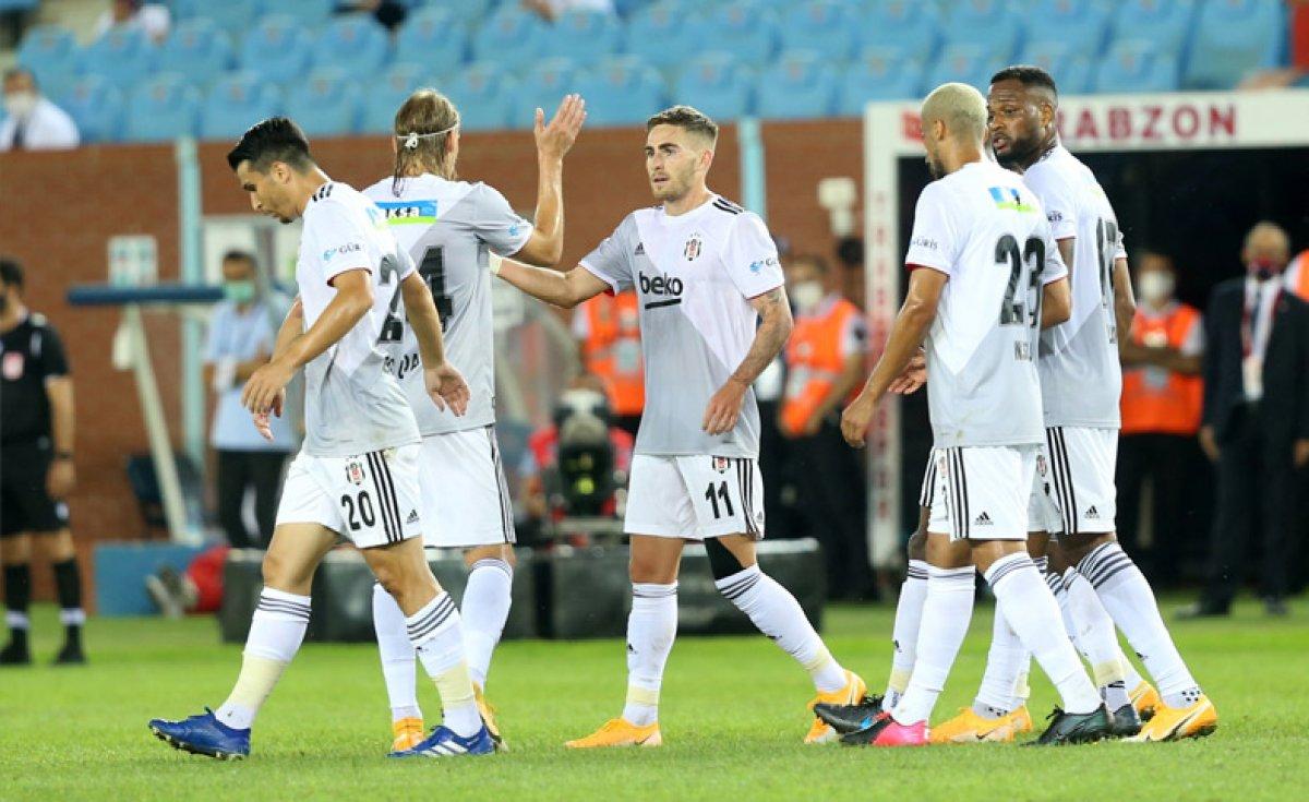 Beşiktaş, Trabzonspor'u 3 golle yendi