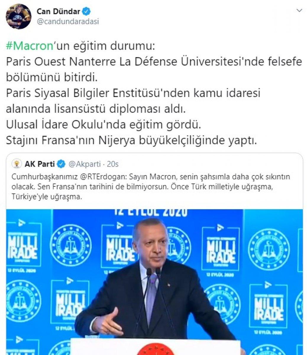 Can Dündar, Türkiye - Fransa geriliminde tarafını belli etti