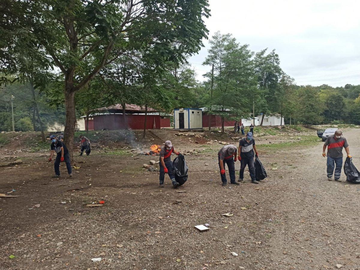 Ordu'da çevreye bırakılan çöplere şiveli tepki