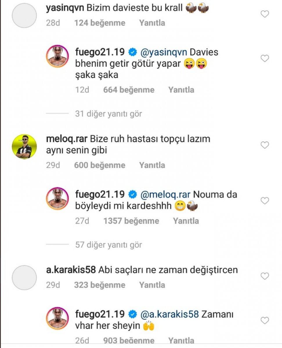 N'Sakala: Davies benim getir götürümü yapar