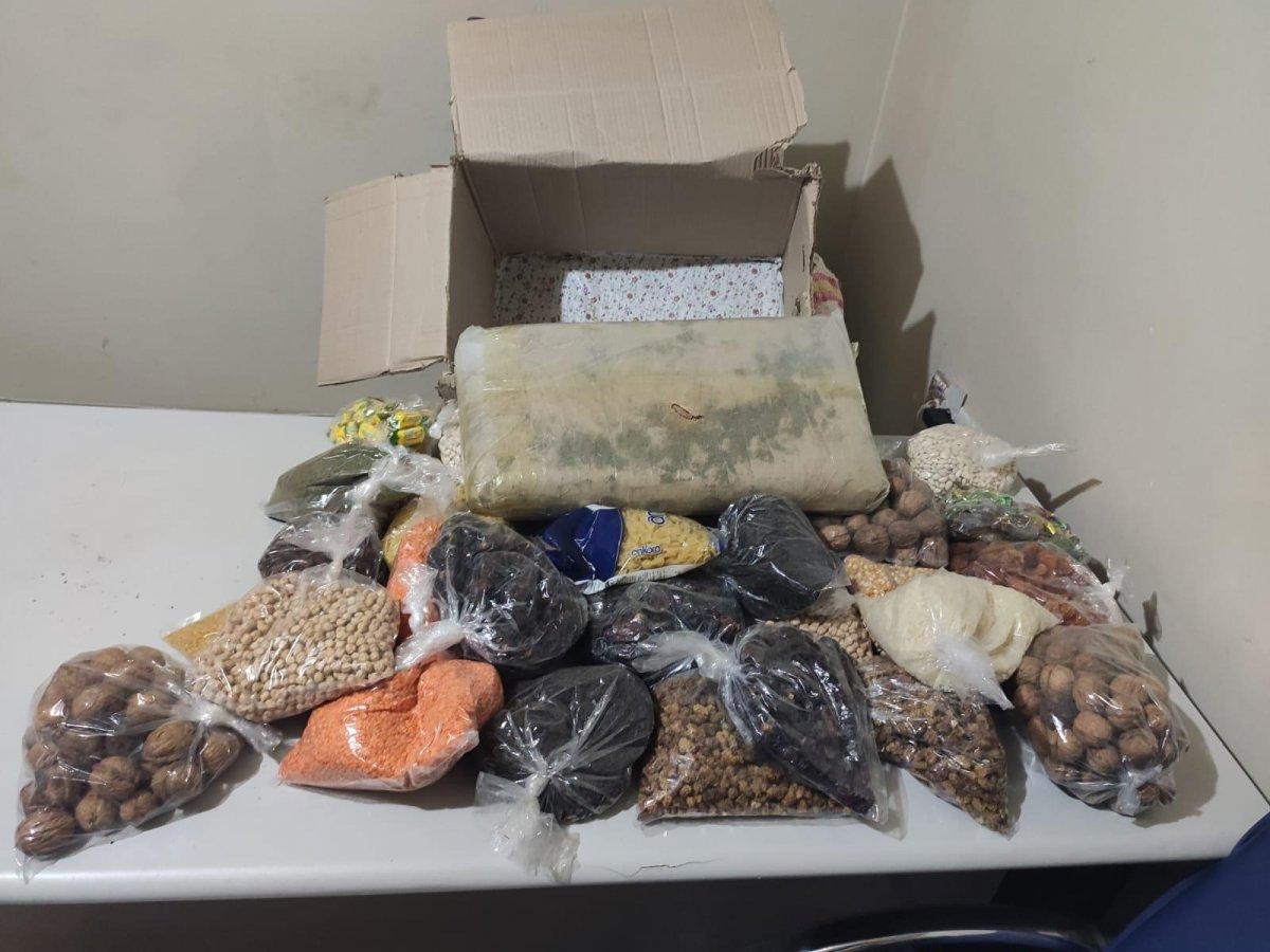 Van’da gıda kolisinde naneyle kaplanan 10 kilo eroin ele geçirildi