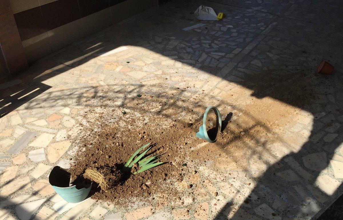 Samsun'da cemaatten istediği parayı toplayamayan dilenci camiye zarar verdi