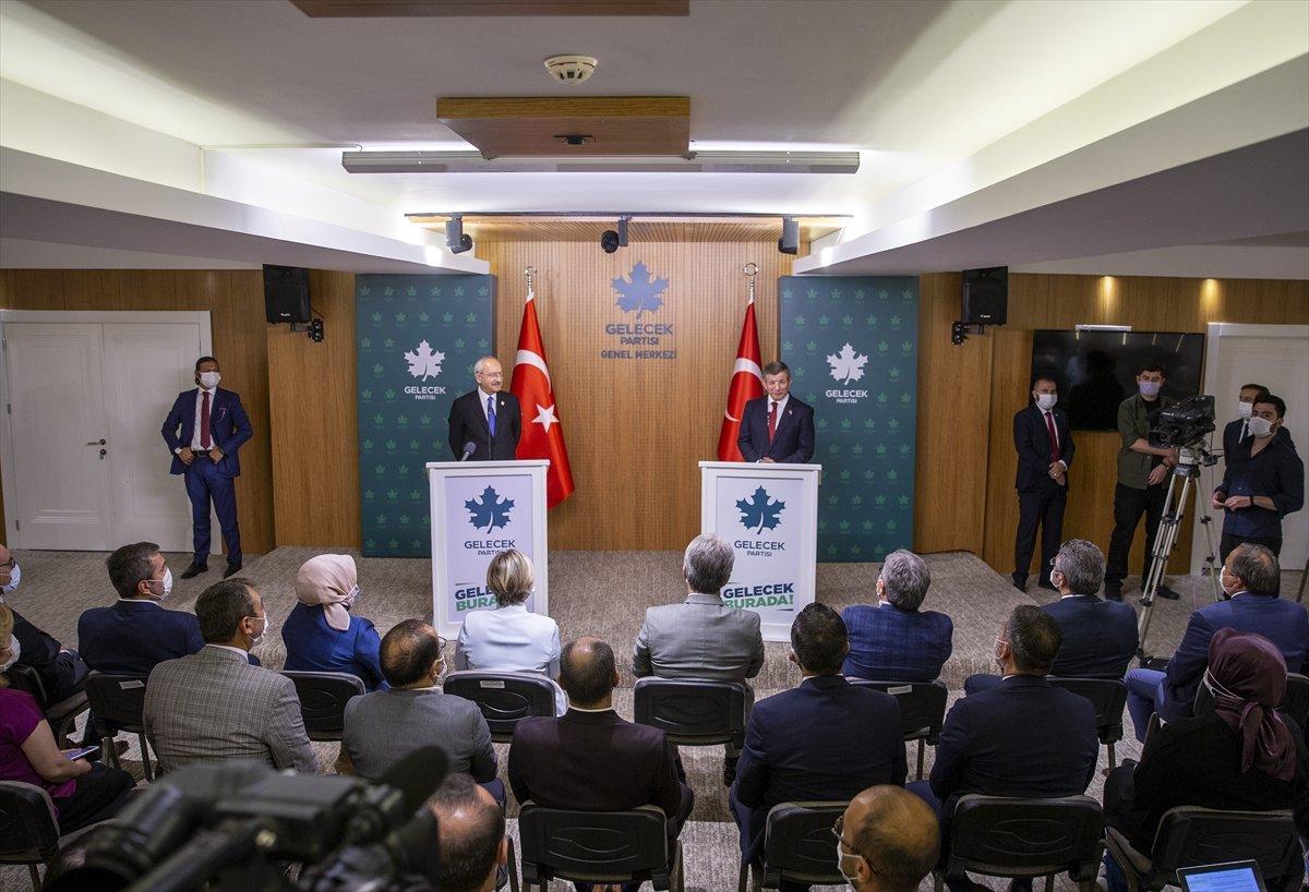 Kılıçdaroğlu ile Davutoğlu ittifak sorusuna cevap verdi