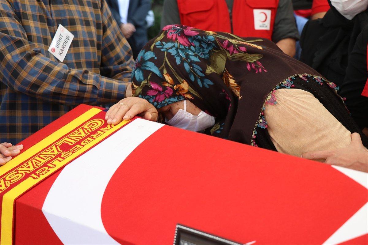 Kızılay şehidi Mehmet Arif Kıdıman, son yolculuğuna uğurlandı