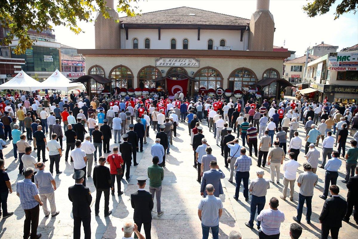 Kızılay şehidi Mehmet Arif Kıdıman, son yolculuğuna uğurlandı
