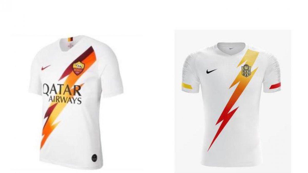 Nike, Yeni Malatyaspor'a Roma'nın formasından yaptı