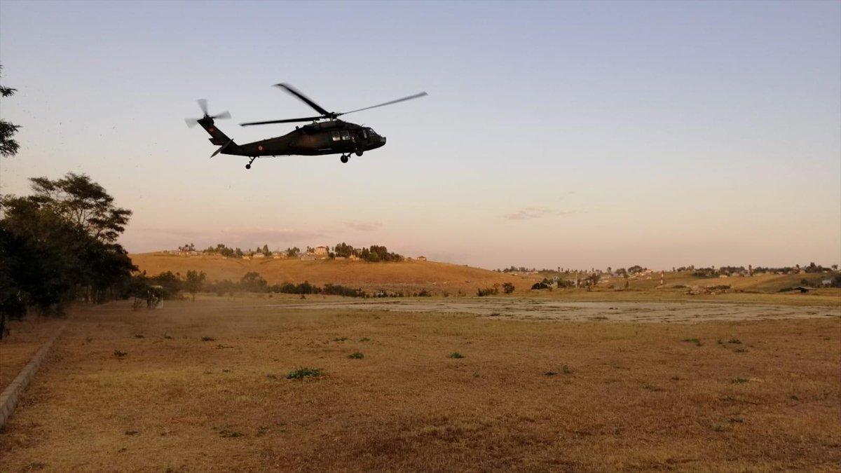 Van'da solunum sıkıntısı çeken yeni doğan bebek için seferber oldular
