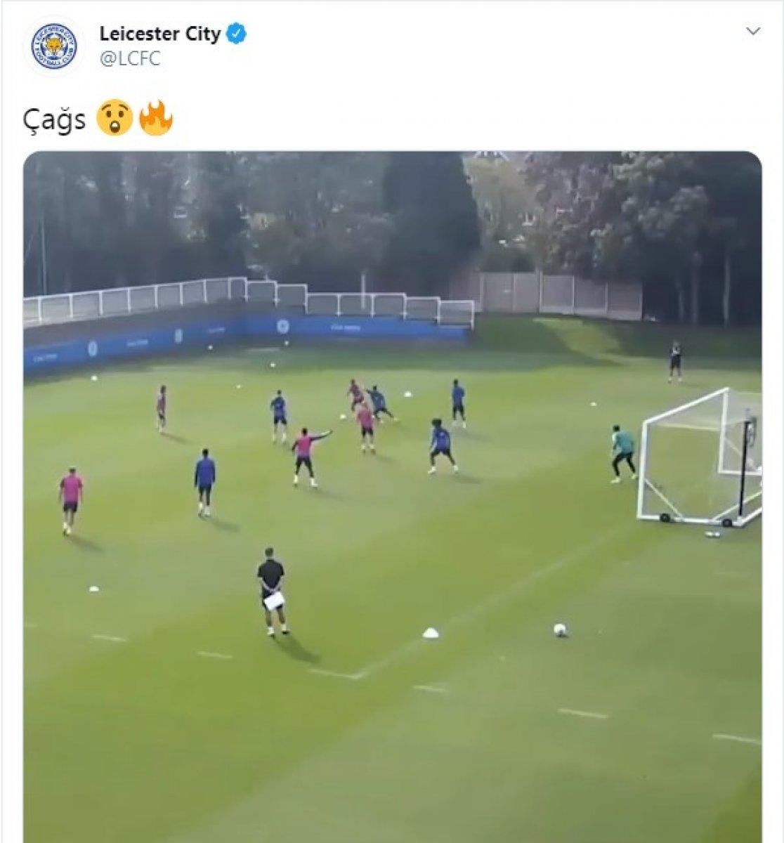 Çağlar Söyüncü'nün antrenmanda attığı nefis gol - İZLE