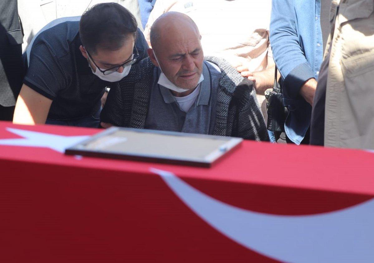 Şehit Teğmen Harun Aslan, son yolculuğuna uğurlandı