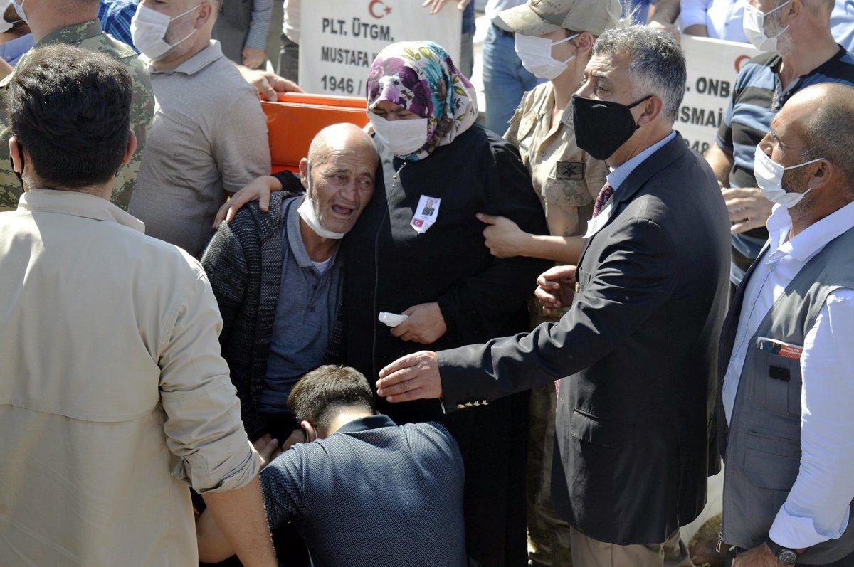 Şehit Teğmen Harun Aslan, son yolculuğuna uğurlandı