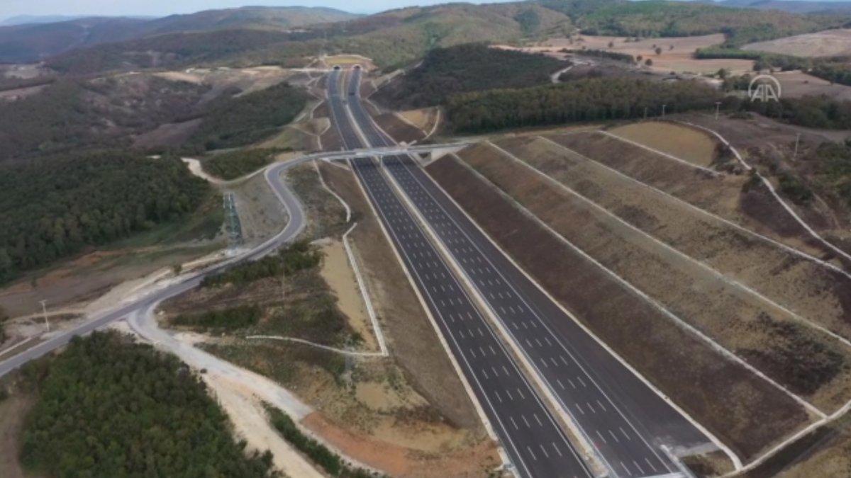 Kuzey Marmara Otoyolu'nun 5'inci kısmı açıldı