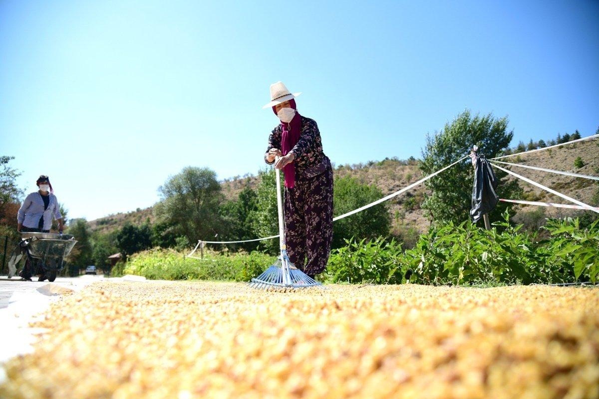 Mamak'ta dev kazanlarda bulgur kaynıyor