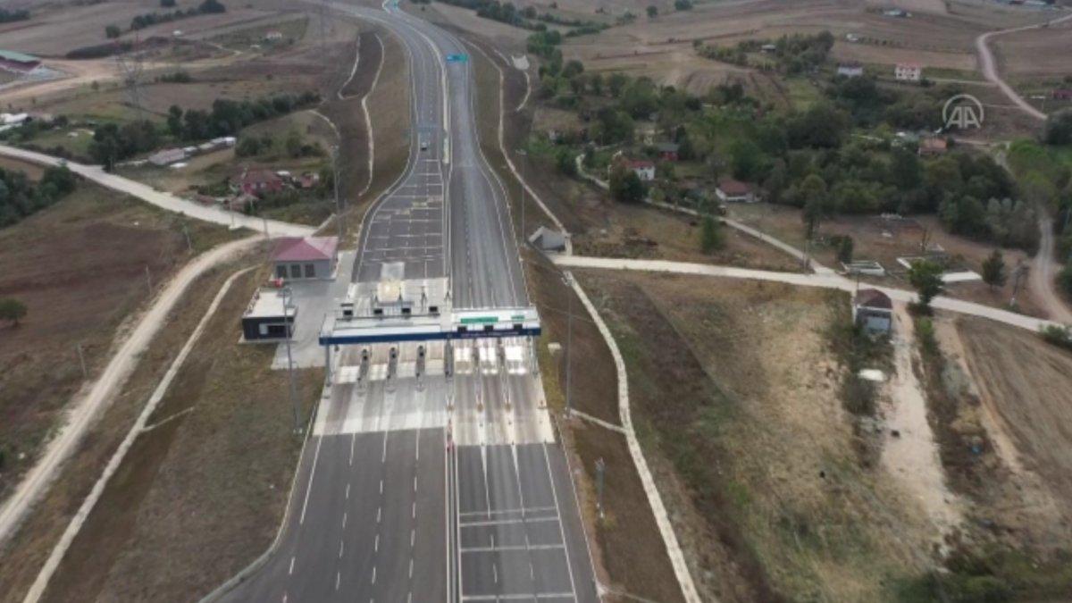 Kuzey Marmara Otoyolu'nun 5'inci kısmı açıldı