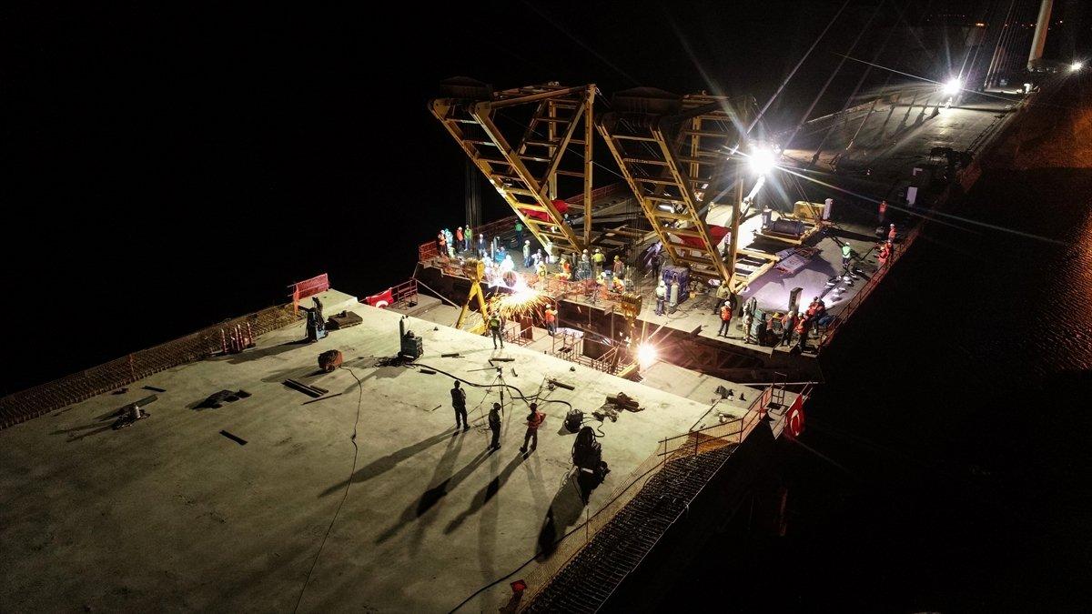 Yeni Kömürhan Köprüsü'nün iki yakası birleşti