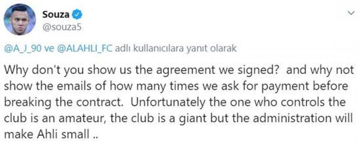 Al Ahli, Josef de Souza'yı FIFA'ya şikayet etti
