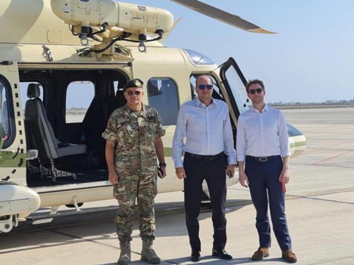 Fransız bakan Kıbrıs üzerinde keşif uçuşu yaptı
