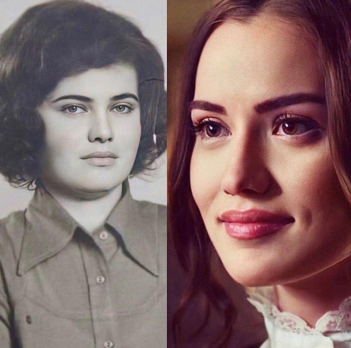 Fahriye Evcen’in annesine benzerliği dikkat çekti