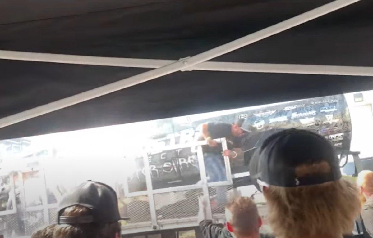 ABD'de 3000 beygir gücü denemesinde araç patladı