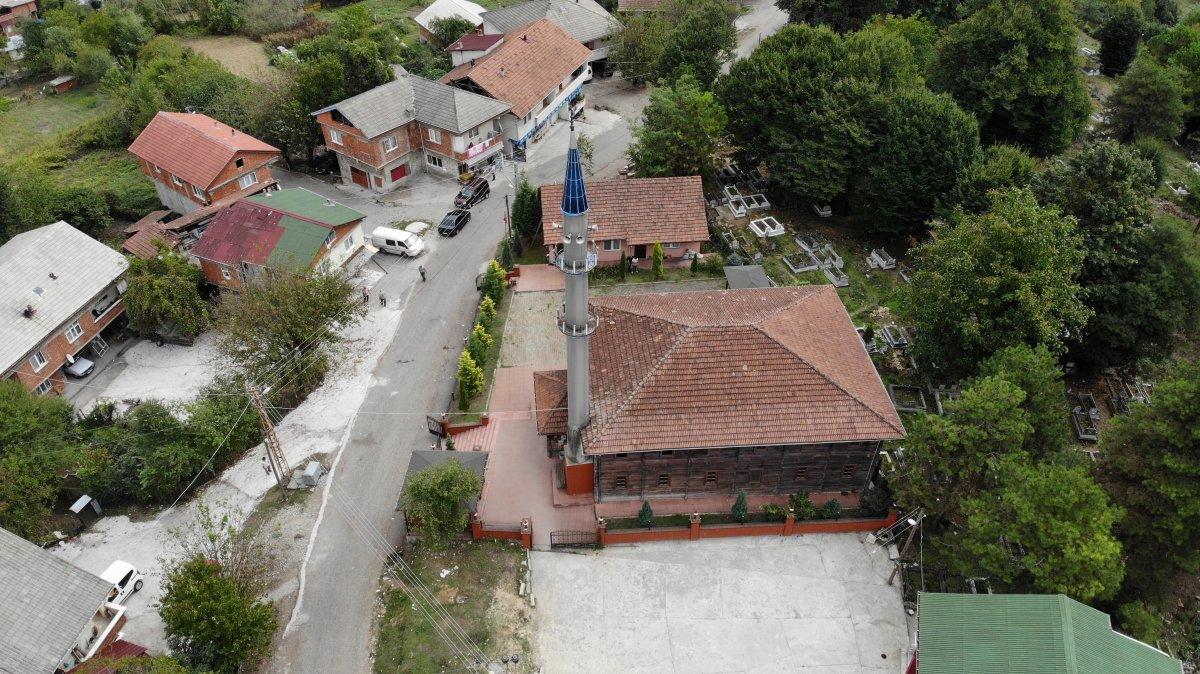 Zonguldak'ta çivisiz cami 200 yıldır ayakta